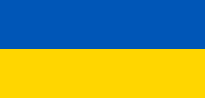 Ukrainas flagg.
