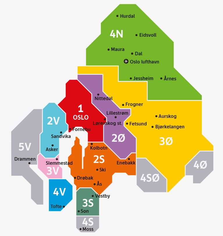 Zones And Zone Map Ruter